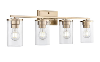 Verlana 27.75" Wide 4-Light Vanity - Modern Gold
