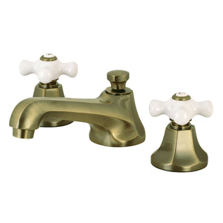 Metropolitan Widespread Bathroom Faucet in Antique Brass