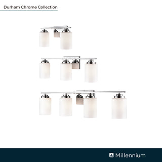 Durham 2-Light Vanity Chrome