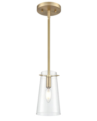 Maccan 5" Wide 1-Light Pendant - Vintage Brass