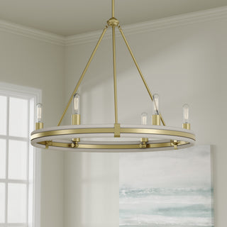 Rovessa 32" Wide 6-Light Chandelier