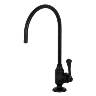 Vintage Water Filtration Faucet in Matte Black