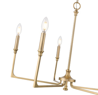 Azara 28" Wide 5-Light Chandelier - Vintage Brass