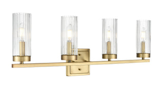 Iversen 29.75" Wide 4-Light Vanity - Vintage Brass