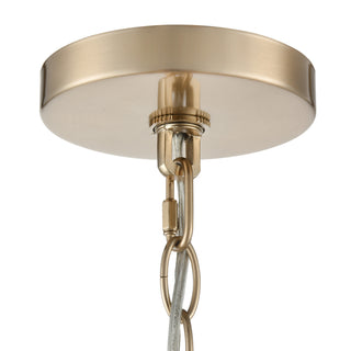 Senoia 32.5" Wide 9-Light Chandelier - Modern Gold
