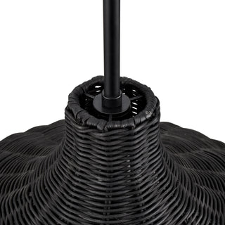 Elise 24.25" Wide 4-Light Pendant - Matte Black