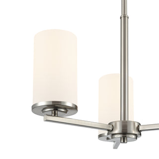 Verlana 19" 3-Light Chandelier - Brushed Nickel