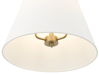 Adorra 16" Wide 3-Light Pendant - Vintage Brass