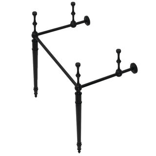 Edwardian 22.31 Inch Console Sink in Black