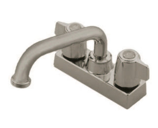 Traditional Laundry Faucet in Brushed Nickel