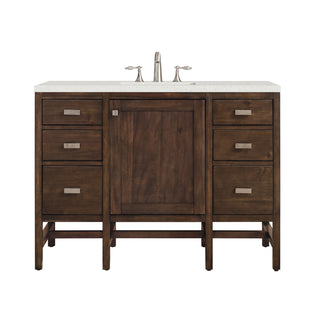 48 Inch Addison Freestanding Vanity in Mid-Century Acacia / Lime Delight Top