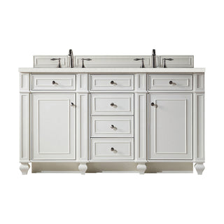 60 Inch Bristol Freestanding Vanity in Bright White / Lime Delight Top