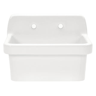 Doriteal 24 Inch Wall Mount Kitchen Sink in White