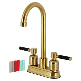 Kaiser Bar Prep Faucet in Brushed Brass