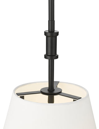 Adorra 16" Wide 3-Light Pendant - Matte Black
