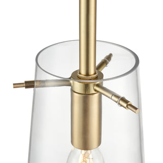 Maccan 5" Wide 1-Light Pendant - Vintage Brass