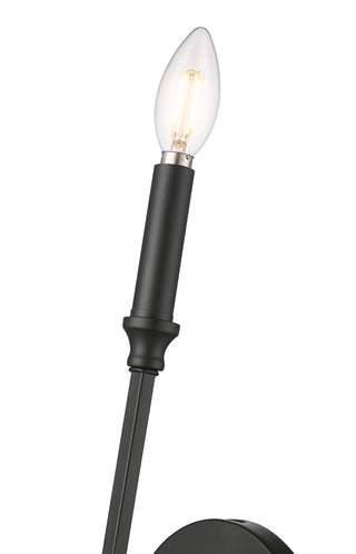 Azara 12" High 1-Light Wall Sconce - Matte Black