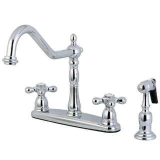 Heritage Centerset Kitchen Faucet in Polished Chrome