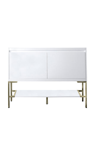 47.25 Inch Mantova Freestanding Vanity in Glossy White /  Top