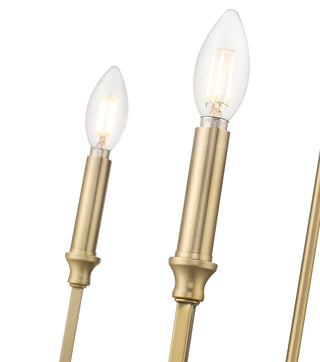Azara 32" Wide 6-Light Chandelier - Vintage Brass