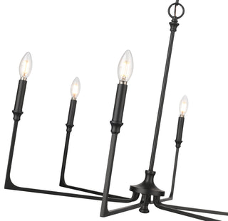 Azara 32" Wide 6-Light Chandelier - Matte Black