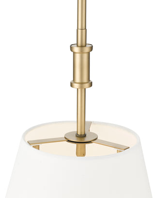 Adorra 16" Wide 3-Light Pendant - Vintage Brass
