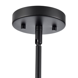 Elise 22" Wide 3-Light Pendant - Matte Black
