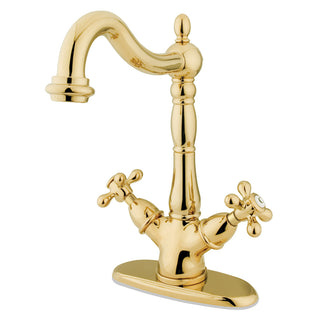 Heritage Vessel Faucet in Polished Brass