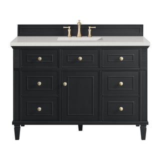 48 Inch Lorelai Freestanding Vanity in Black Onyx / Lime Delight Top