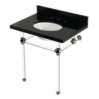 Templeton 30 Inch Console Sink in Polished Nickel