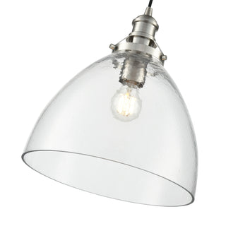 Khrisa 12.75" Wide 1-Light Pendant - Brushed Nickel