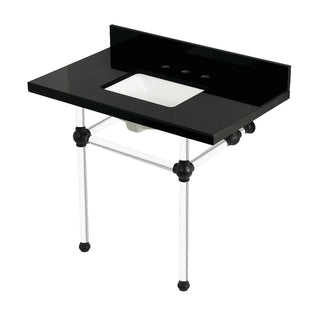 Templeton 36 Inch Console Sink in Black
