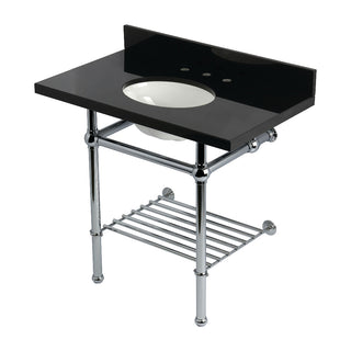 Templeton 36 Inch Console Sink in Polished Chrome