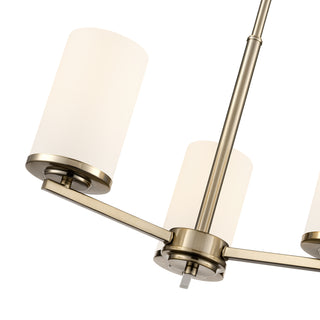 Verlana 19" 3-Light Chandelier - Modern Gold