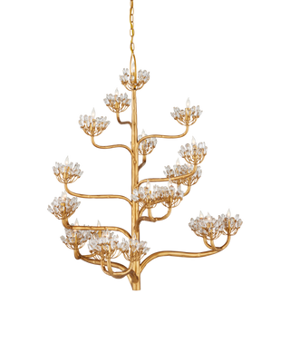 Agave Americana Gold Chandelier