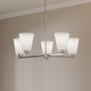 Strayhan 24" Wide 5-Light Chandelier