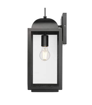 Beaufort 17.75" High 1-Light Outdoor Wall Sconce - Powder Coated Black
