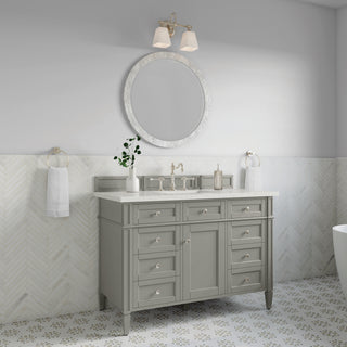 48 Inch Brittany Freestanding Vanity in Urban Gray / Lime Delight Top