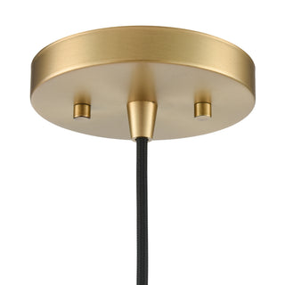 Khrisa 10" Wide 1-Light Pendant - Vintage Brass