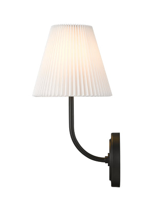 Ami 7.25" Wide 1-Light Wall Sconce - Matte Black