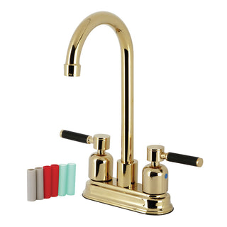 Kaiser Bar Prep Faucet in Polished Brass