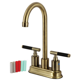 Kaiser Bar Prep Faucet in Antique Brass