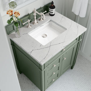 30 Inch Brittany Freestanding Vanity in Smokey Celadon / Ethereal Noctis Top
