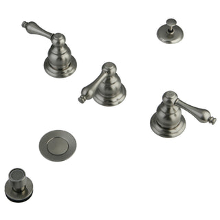 Victorian Bidet Faucet in Brushed Nickel