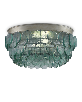 Braithwell Recycled Glass Flush Mount