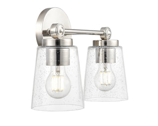 Lauryn 13.5" Wide 2-Light Vanity - Polished Nickel