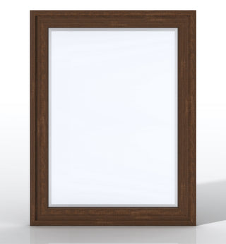 Addison 30" Rectangular Mirror, Mid-Century Acacia