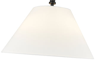 Adorra 16" Wide 3-Light Semi Flush - Matte Black