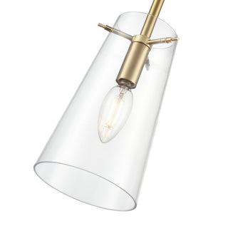 Maccan 5" Wide 1-Light Pendant - Vintage Brass