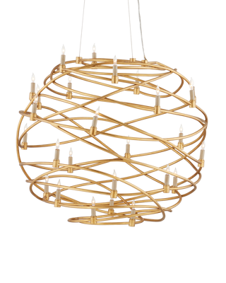 Franchette Gold Orb Chandelier